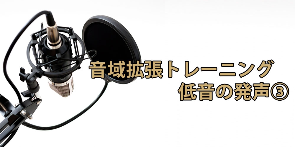 【動画】低音域を広げるボイストレーニング法③~"まちがいさがし"編】~
