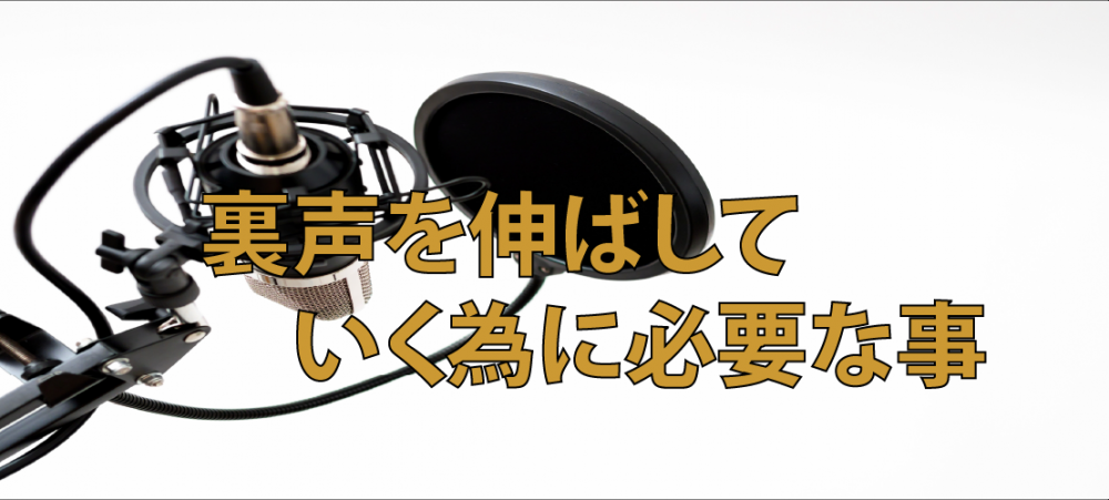 【動画】裏声を伸ばしていく為に必要な事とは?